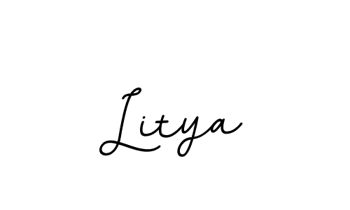 Make a beautiful signature design for name Litya. With this signature (BallpointsItalic-DORy9) style, you can create a handwritten signature for free. Litya signature style 11 images and pictures png