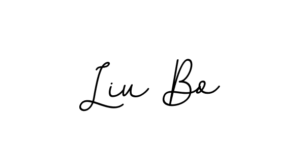 How to make Liu Bo name signature. Use BallpointsItalic-DORy9 style for creating short signs online. This is the latest handwritten sign. Liu Bo signature style 11 images and pictures png