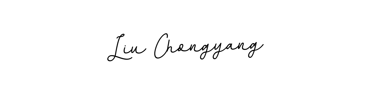 Design your own signature with our free online signature maker. With this signature software, you can create a handwritten (BallpointsItalic-DORy9) signature for name Liu Chongyang. Liu Chongyang signature style 11 images and pictures png