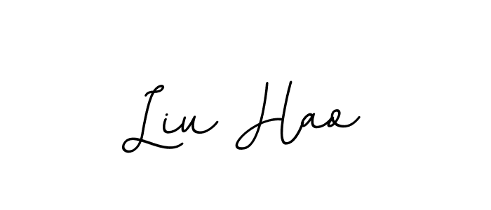 Liu Hao stylish signature style. Best Handwritten Sign (BallpointsItalic-DORy9) for my name. Handwritten Signature Collection Ideas for my name Liu Hao. Liu Hao signature style 11 images and pictures png