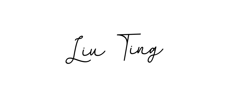 This is the best signature style for the Liu Ting name. Also you like these signature font (BallpointsItalic-DORy9). Mix name signature. Liu Ting signature style 11 images and pictures png