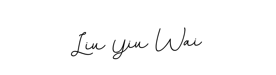 You should practise on your own different ways (BallpointsItalic-DORy9) to write your name (Liu Yiu Wai) in signature. don't let someone else do it for you. Liu Yiu Wai signature style 11 images and pictures png