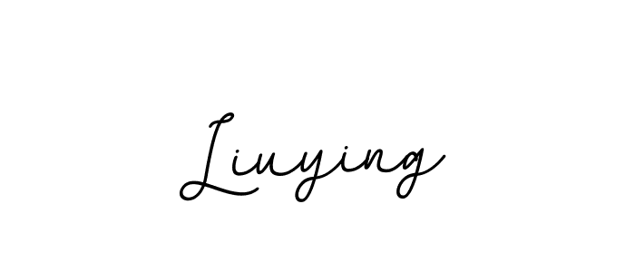 How to make Liuying signature? BallpointsItalic-DORy9 is a professional autograph style. Create handwritten signature for Liuying name. Liuying signature style 11 images and pictures png