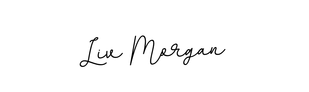 if you are searching for the best signature style for your name Liv Morgan. so please give up your signature search. here we have designed multiple signature styles  using BallpointsItalic-DORy9. Liv Morgan signature style 11 images and pictures png