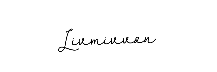 Design your own signature with our free online signature maker. With this signature software, you can create a handwritten (BallpointsItalic-DORy9) signature for name Livmivvon. Livmivvon signature style 11 images and pictures png