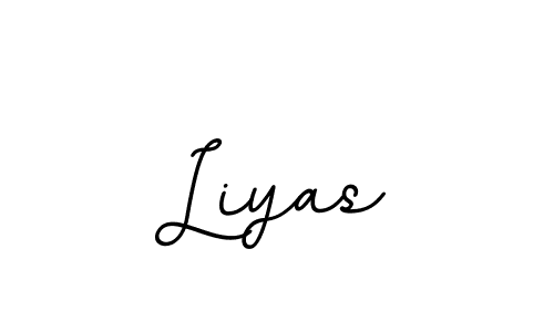 Design your own signature with our free online signature maker. With this signature software, you can create a handwritten (BallpointsItalic-DORy9) signature for name Liyas. Liyas signature style 11 images and pictures png