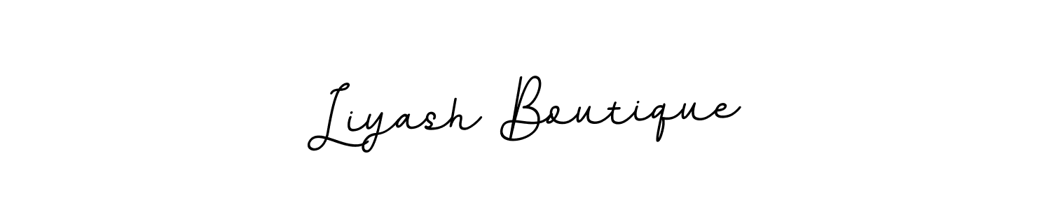 Make a beautiful signature design for name Liyash Boutique. Use this online signature maker to create a handwritten signature for free. Liyash Boutique signature style 11 images and pictures png