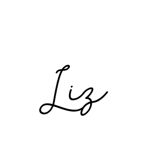Create a beautiful signature design for name Liz. With this signature (BallpointsItalic-DORy9) fonts, you can make a handwritten signature for free. Liz signature style 11 images and pictures png