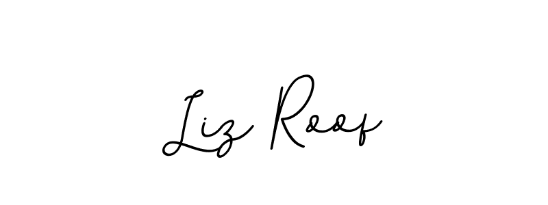 Create a beautiful signature design for name Liz Roof. With this signature (BallpointsItalic-DORy9) fonts, you can make a handwritten signature for free. Liz Roof signature style 11 images and pictures png