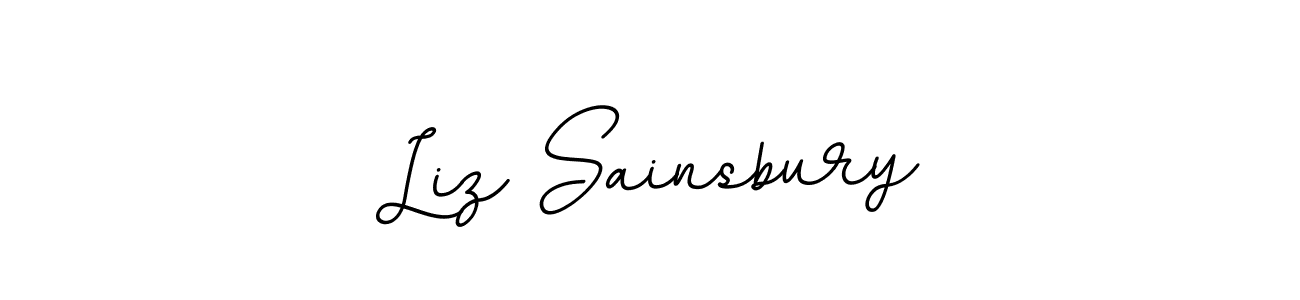 Check out images of Autograph of Liz Sainsbury name. Actor Liz Sainsbury Signature Style. BallpointsItalic-DORy9 is a professional sign style online. Liz Sainsbury signature style 11 images and pictures png