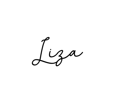 Create a beautiful signature design for name Liza. With this signature (BallpointsItalic-DORy9) fonts, you can make a handwritten signature for free. Liza signature style 11 images and pictures png