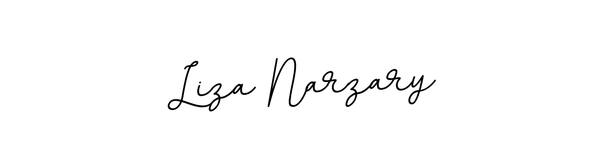 Use a signature maker to create a handwritten signature online. With this signature software, you can design (BallpointsItalic-DORy9) your own signature for name Liza Narzary. Liza Narzary signature style 11 images and pictures png