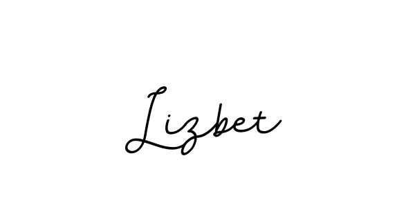 Lizbet stylish signature style. Best Handwritten Sign (BallpointsItalic-DORy9) for my name. Handwritten Signature Collection Ideas for my name Lizbet. Lizbet signature style 11 images and pictures png