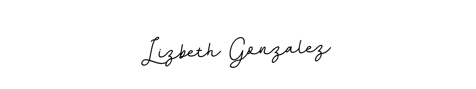 if you are searching for the best signature style for your name Lizbeth Gonzalez. so please give up your signature search. here we have designed multiple signature styles  using BallpointsItalic-DORy9. Lizbeth Gonzalez signature style 11 images and pictures png