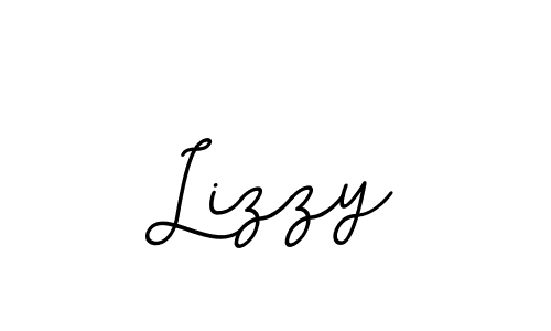 How to make Lizzy name signature. Use BallpointsItalic-DORy9 style for creating short signs online. This is the latest handwritten sign. Lizzy signature style 11 images and pictures png