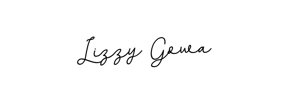 Design your own signature with our free online signature maker. With this signature software, you can create a handwritten (BallpointsItalic-DORy9) signature for name Lizzy Gowa. Lizzy Gowa signature style 11 images and pictures png