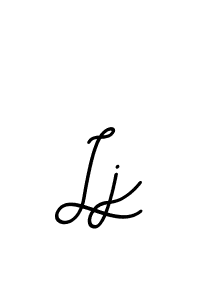 Design your own signature with our free online signature maker. With this signature software, you can create a handwritten (BallpointsItalic-DORy9) signature for name Lj. Lj signature style 11 images and pictures png