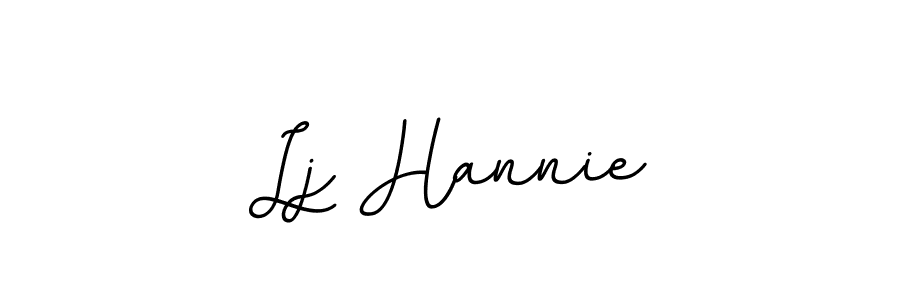 Make a beautiful signature design for name Lj Hannie. Use this online signature maker to create a handwritten signature for free. Lj Hannie signature style 11 images and pictures png