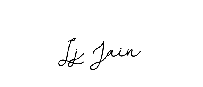 The best way (BallpointsItalic-DORy9) to make a short signature is to pick only two or three words in your name. The name Lj Jain include a total of six letters. For converting this name. Lj Jain signature style 11 images and pictures png