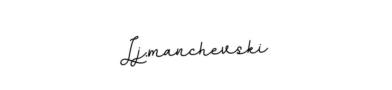 Also You can easily find your signature by using the search form. We will create Lj.manchevski name handwritten signature images for you free of cost using BallpointsItalic-DORy9 sign style. Lj.manchevski signature style 11 images and pictures png