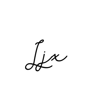 Make a beautiful signature design for name Ljx. With this signature (BallpointsItalic-DORy9) style, you can create a handwritten signature for free. Ljx signature style 11 images and pictures png
