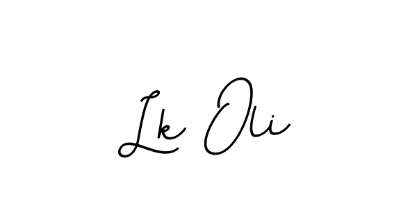 Lk Oli stylish signature style. Best Handwritten Sign (BallpointsItalic-DORy9) for my name. Handwritten Signature Collection Ideas for my name Lk Oli. Lk Oli signature style 11 images and pictures png