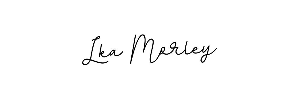 Similarly BallpointsItalic-DORy9 is the best handwritten signature design. Signature creator online .You can use it as an online autograph creator for name Lka Morley. Lka Morley signature style 11 images and pictures png