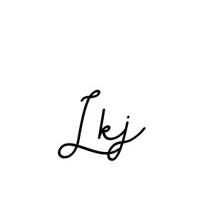 Use a signature maker to create a handwritten signature online. With this signature software, you can design (BallpointsItalic-DORy9) your own signature for name Lkj. Lkj signature style 11 images and pictures png