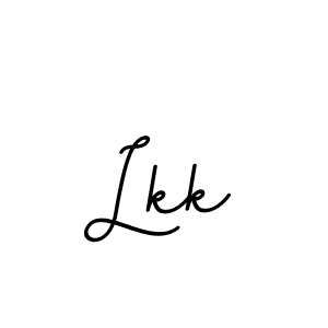 Make a beautiful signature design for name Lkk. With this signature (BallpointsItalic-DORy9) style, you can create a handwritten signature for free. Lkk signature style 11 images and pictures png