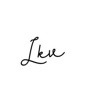 Use a signature maker to create a handwritten signature online. With this signature software, you can design (BallpointsItalic-DORy9) your own signature for name Lkv. Lkv signature style 11 images and pictures png