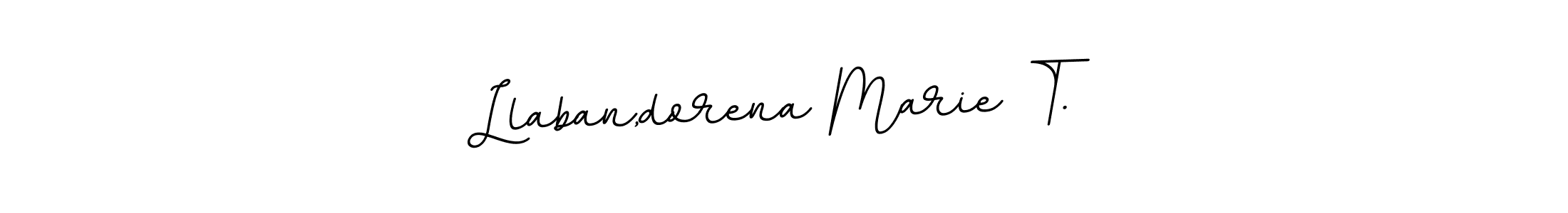 Also we have Llaban,dorena Marie T. name is the best signature style. Create professional handwritten signature collection using BallpointsItalic-DORy9 autograph style. Llaban,dorena Marie T. signature style 11 images and pictures png