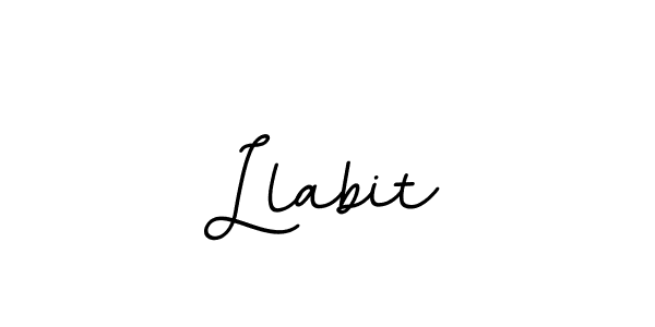Llabit stylish signature style. Best Handwritten Sign (BallpointsItalic-DORy9) for my name. Handwritten Signature Collection Ideas for my name Llabit. Llabit signature style 11 images and pictures png