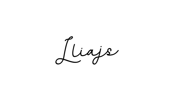 Lliajs stylish signature style. Best Handwritten Sign (BallpointsItalic-DORy9) for my name. Handwritten Signature Collection Ideas for my name Lliajs. Lliajs signature style 11 images and pictures png