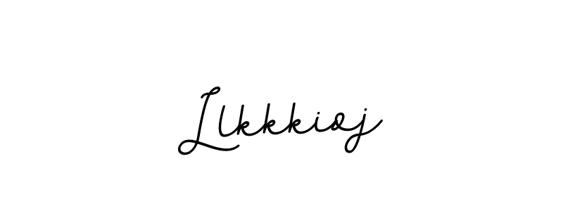 if you are searching for the best signature style for your name Llkkkioj. so please give up your signature search. here we have designed multiple signature styles  using BallpointsItalic-DORy9. Llkkkioj signature style 11 images and pictures png