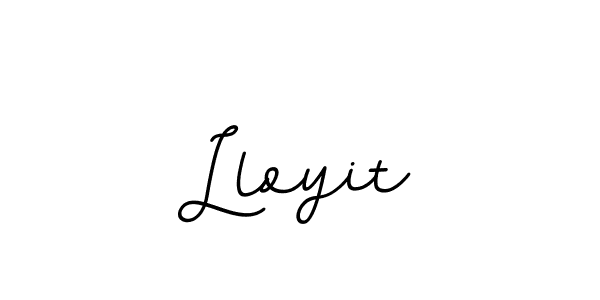 Make a beautiful signature design for name Lloyit. With this signature (BallpointsItalic-DORy9) style, you can create a handwritten signature for free. Lloyit signature style 11 images and pictures png