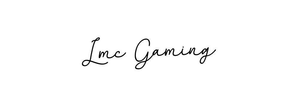 Design your own signature with our free online signature maker. With this signature software, you can create a handwritten (BallpointsItalic-DORy9) signature for name Lmc Gaming. Lmc Gaming signature style 11 images and pictures png