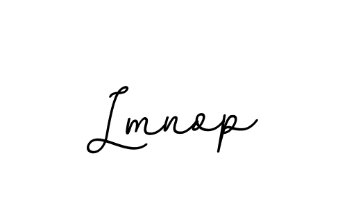 How to make Lmnop name signature. Use BallpointsItalic-DORy9 style for creating short signs online. This is the latest handwritten sign. Lmnop signature style 11 images and pictures png
