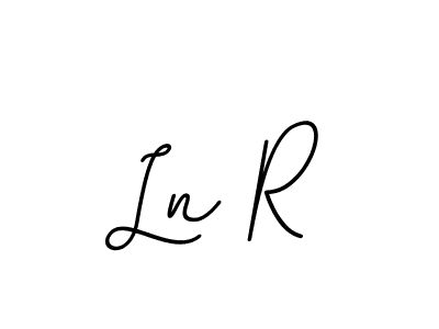 Create a beautiful signature design for name Ln R. With this signature (BallpointsItalic-DORy9) fonts, you can make a handwritten signature for free. Ln R signature style 11 images and pictures png