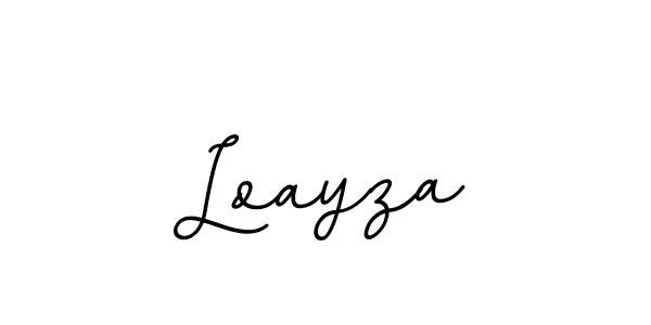 Design your own signature with our free online signature maker. With this signature software, you can create a handwritten (BallpointsItalic-DORy9) signature for name Loayza. Loayza signature style 11 images and pictures png