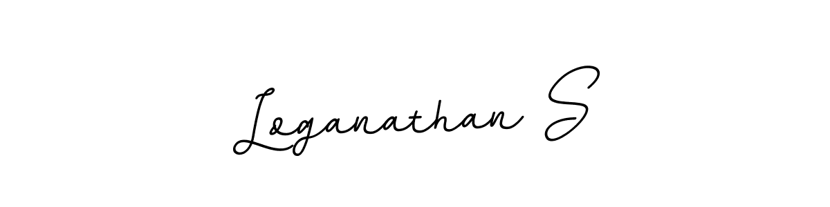 if you are searching for the best signature style for your name Loganathan S. so please give up your signature search. here we have designed multiple signature styles  using BallpointsItalic-DORy9. Loganathan S signature style 11 images and pictures png