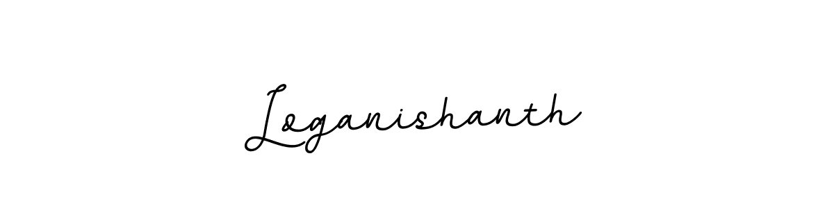 Also we have Loganishanth name is the best signature style. Create professional handwritten signature collection using BallpointsItalic-DORy9 autograph style. Loganishanth signature style 11 images and pictures png