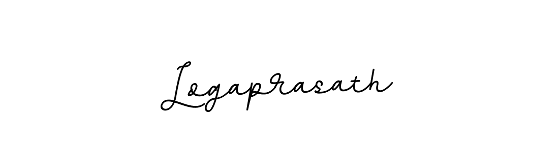 Use a signature maker to create a handwritten signature online. With this signature software, you can design (BallpointsItalic-DORy9) your own signature for name Logaprasath. Logaprasath signature style 11 images and pictures png