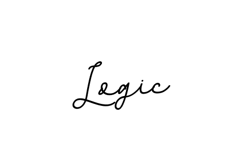 How to make Logic name signature. Use BallpointsItalic-DORy9 style for creating short signs online. This is the latest handwritten sign. Logic signature style 11 images and pictures png