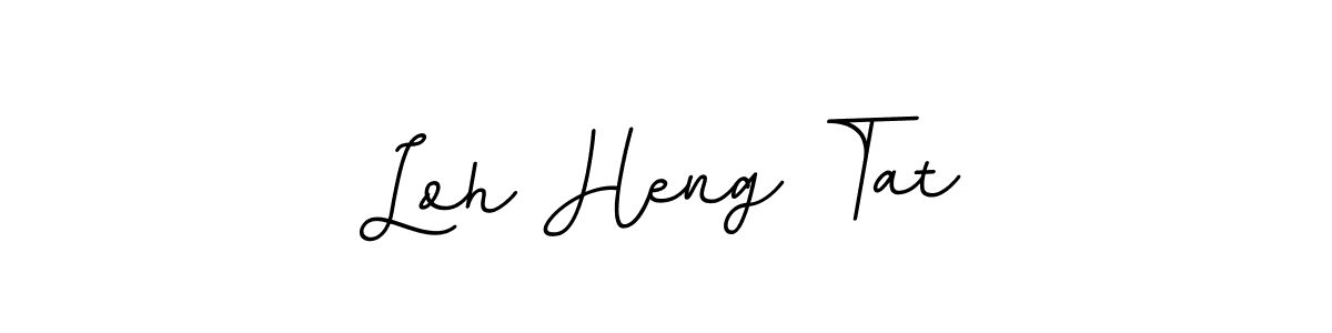 if you are searching for the best signature style for your name Loh Heng Tat. so please give up your signature search. here we have designed multiple signature styles  using BallpointsItalic-DORy9. Loh Heng Tat signature style 11 images and pictures png