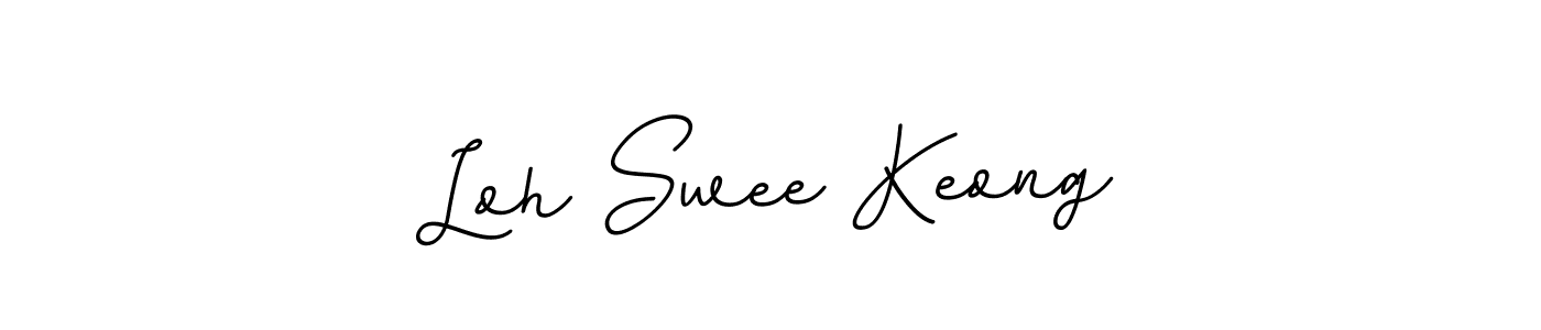 Make a beautiful signature design for name Loh Swee Keong. With this signature (BallpointsItalic-DORy9) style, you can create a handwritten signature for free. Loh Swee Keong signature style 11 images and pictures png
