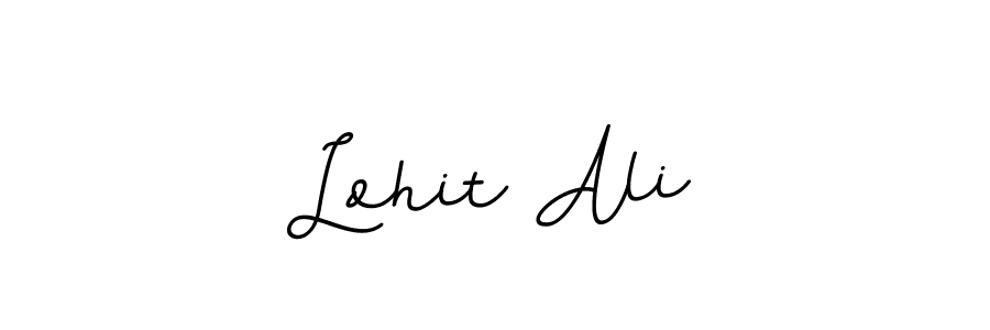 The best way (BallpointsItalic-DORy9) to make a short signature is to pick only two or three words in your name. The name Lohit Ali include a total of six letters. For converting this name. Lohit Ali signature style 11 images and pictures png