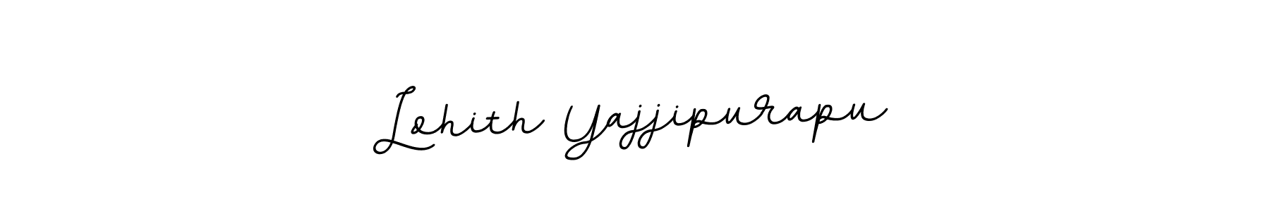 Make a beautiful signature design for name Lohith Yajjipurapu. With this signature (BallpointsItalic-DORy9) style, you can create a handwritten signature for free. Lohith Yajjipurapu signature style 11 images and pictures png