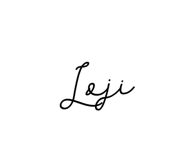 Create a beautiful signature design for name Loji. With this signature (BallpointsItalic-DORy9) fonts, you can make a handwritten signature for free. Loji signature style 11 images and pictures png