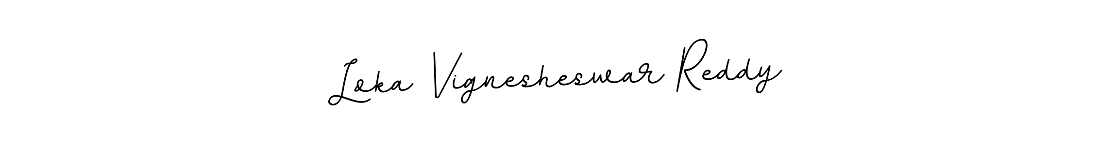 It looks lik you need a new signature style for name Loka Vignesheswar Reddy. Design unique handwritten (BallpointsItalic-DORy9) signature with our free signature maker in just a few clicks. Loka Vignesheswar Reddy signature style 11 images and pictures png