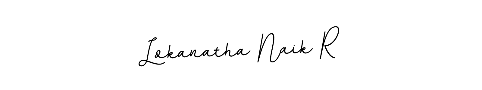 Design your own signature with our free online signature maker. With this signature software, you can create a handwritten (BallpointsItalic-DORy9) signature for name Lokanatha Naik R. Lokanatha Naik R signature style 11 images and pictures png